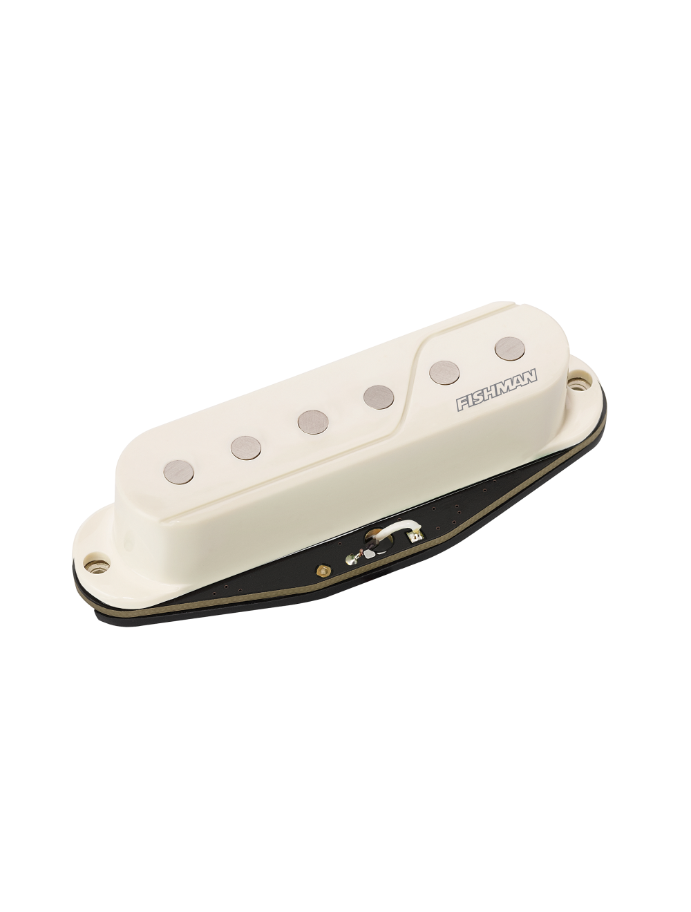 Fishman Fluence Flat Radius Single Width Passive Pickup - Black & White Cover