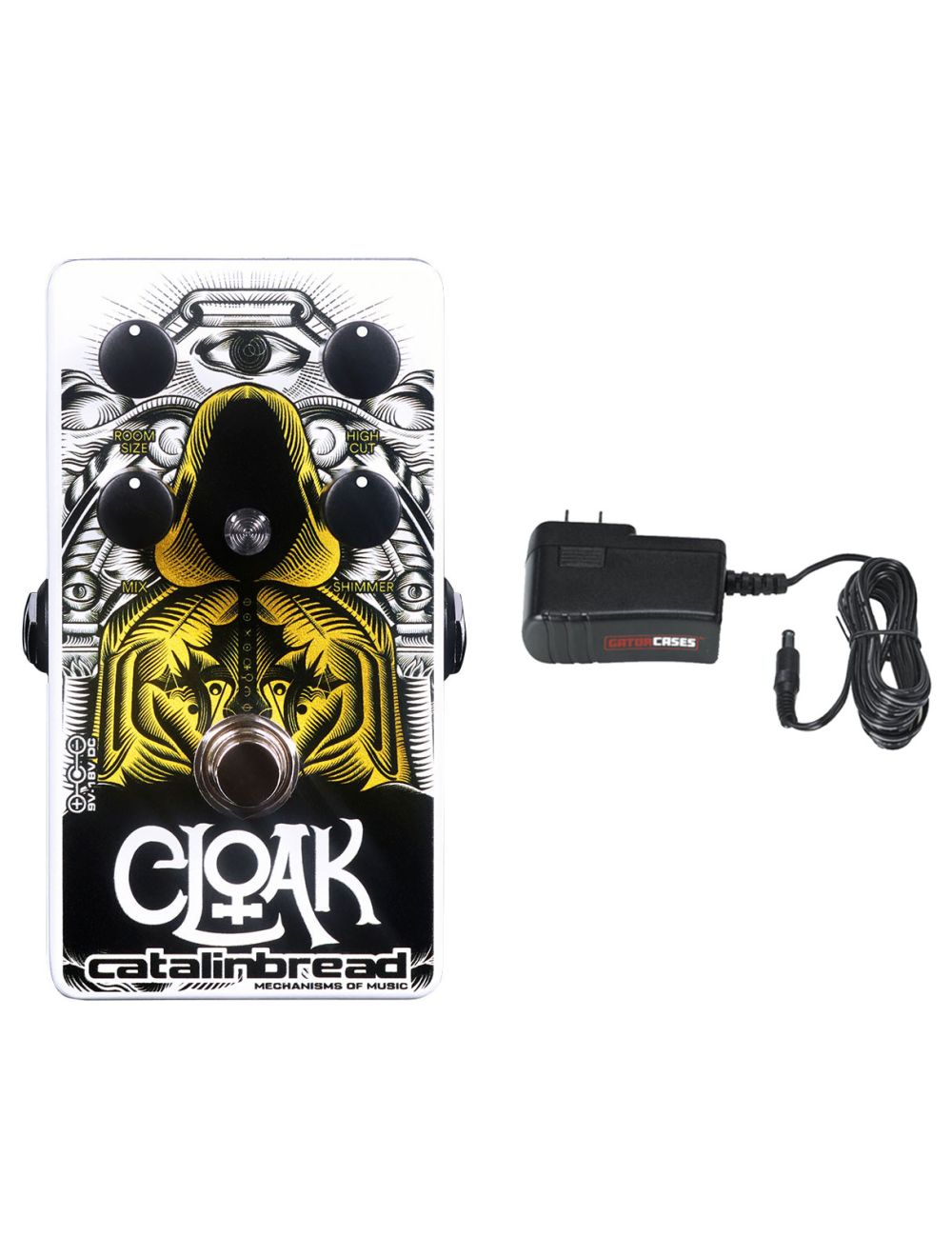 Catalinbread Cloak Reverb Shimmer + Gator 9V Power Supply Combo