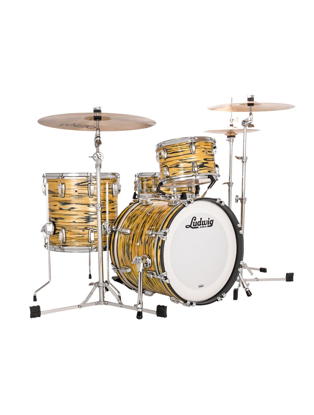 Ludwig Legacy Maple Jazzette 3-pc Shell Pack w/ 18" Kick - Lemon Oyster