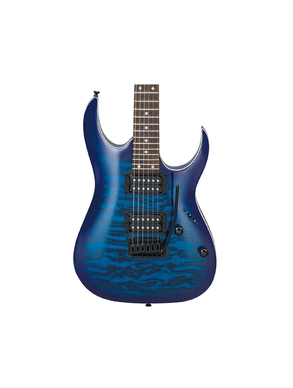 Ibanez blue burst top