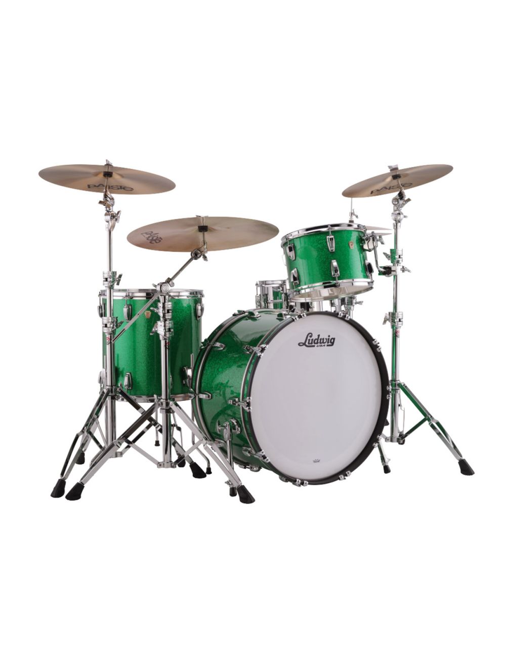 Ludwig 24" Classic Maple Pro Beat - Green Sparkle