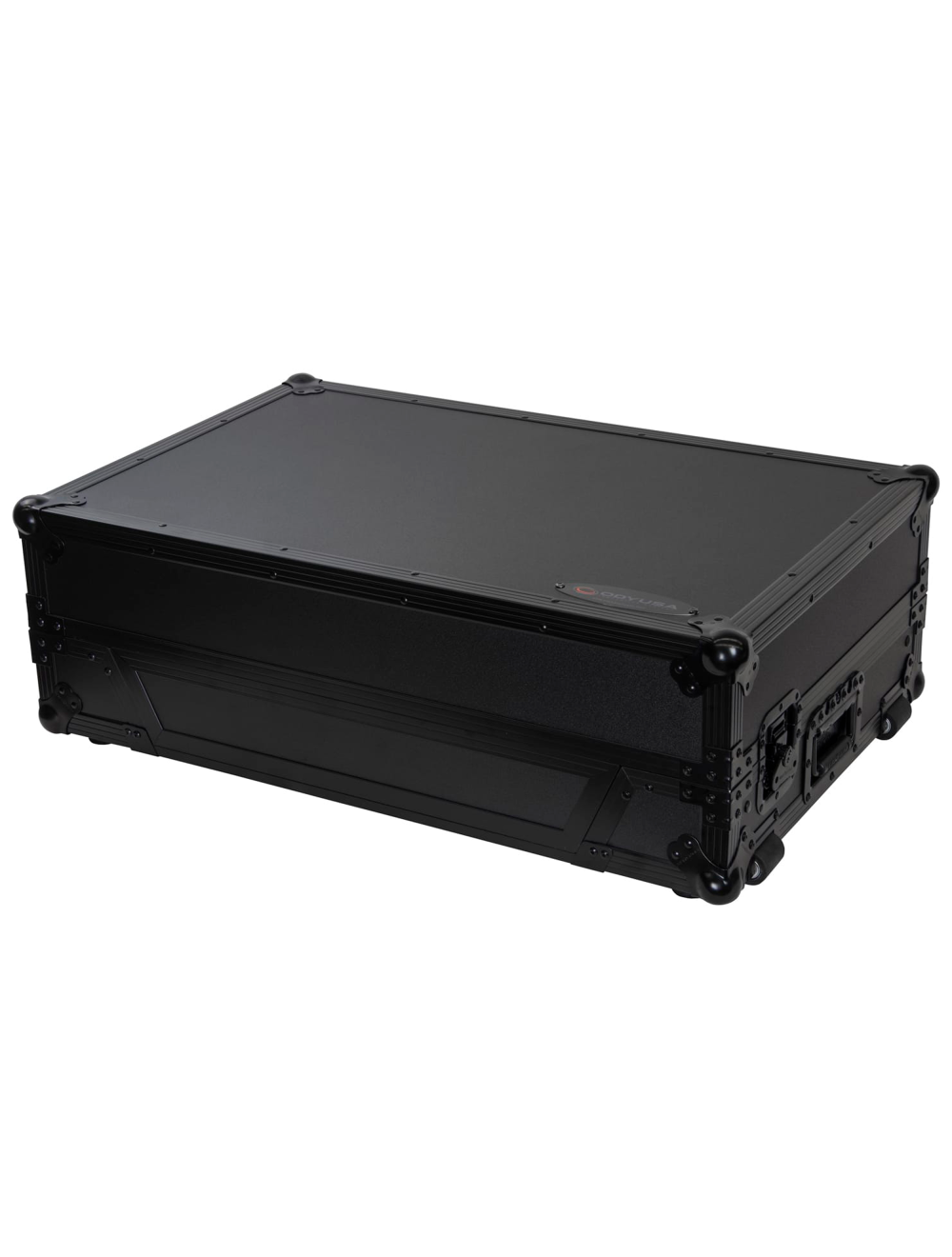 Odyssey FZGSDDJGRV6W1BL All Balck AlphaTheta DDJ-GRV6 Glide Style Flight Case with 1U Rack