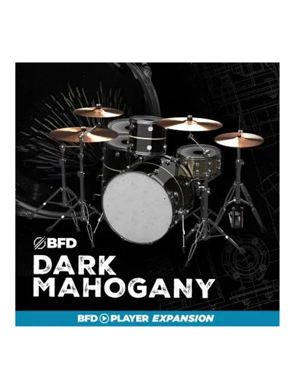 BFD Drums DARK MAHOGANY