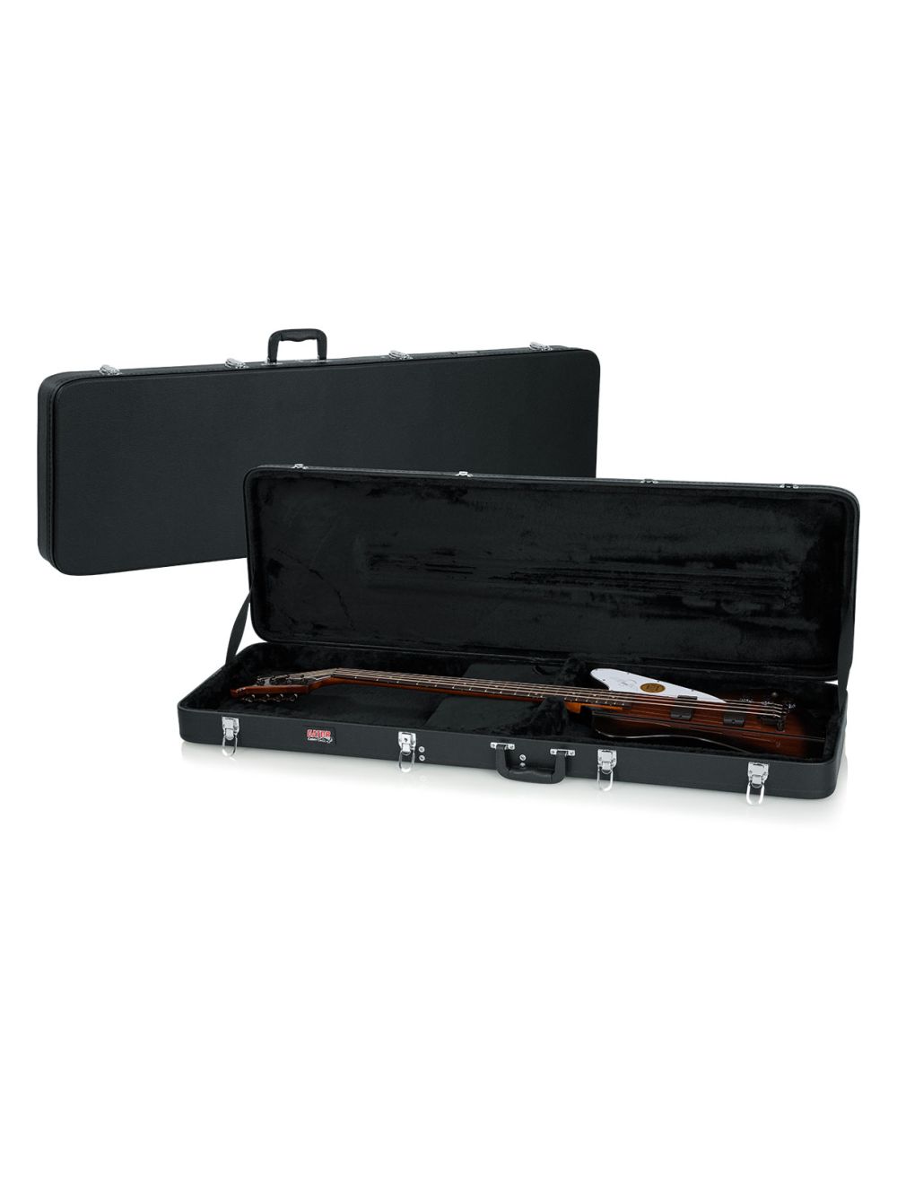 Gator Cases GWE-TBIRD-BASS Thunderbird Bass Guitar Wood Case - Open Box