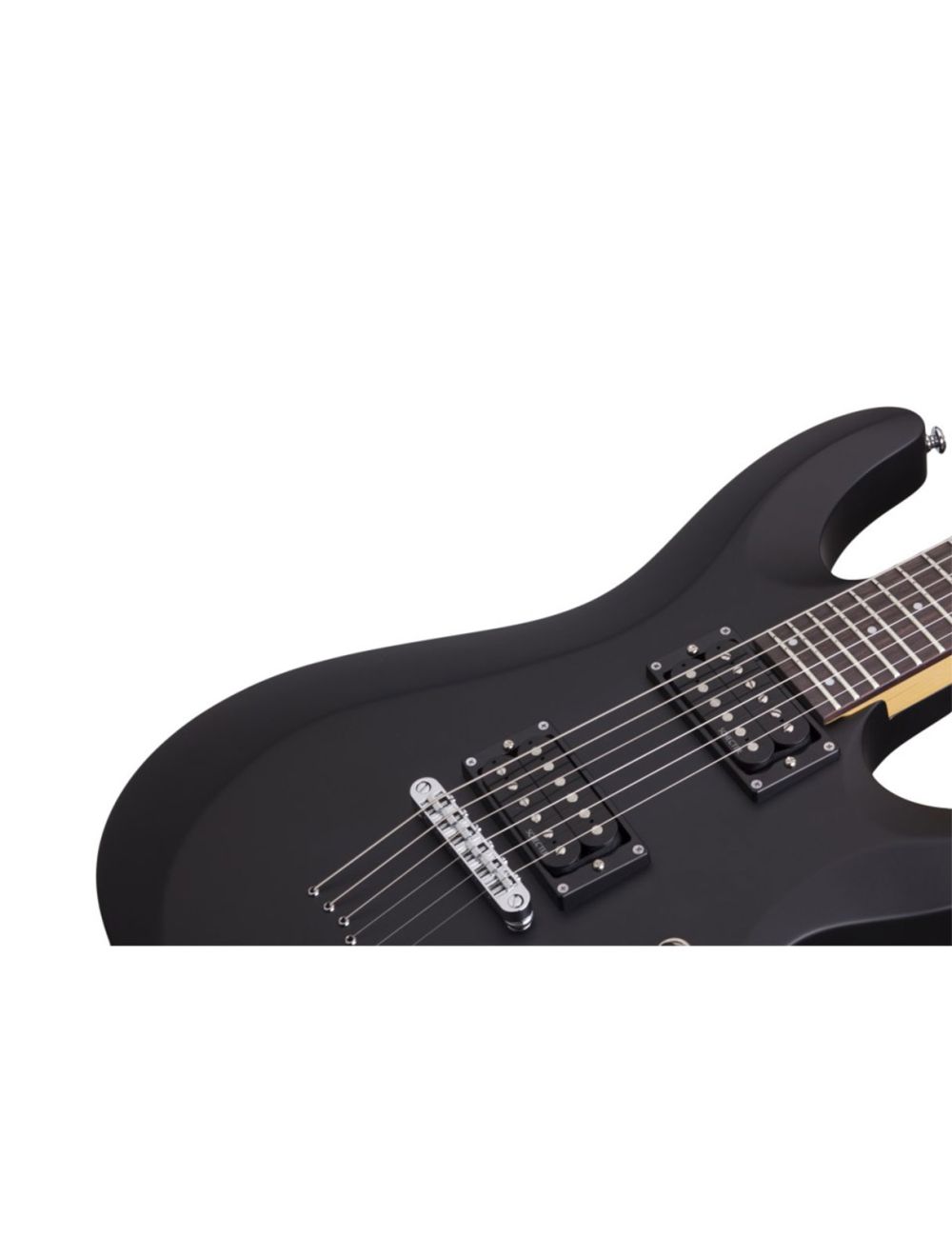 Schecter C-6 Deluxe Electric Guitar - Satin Black
