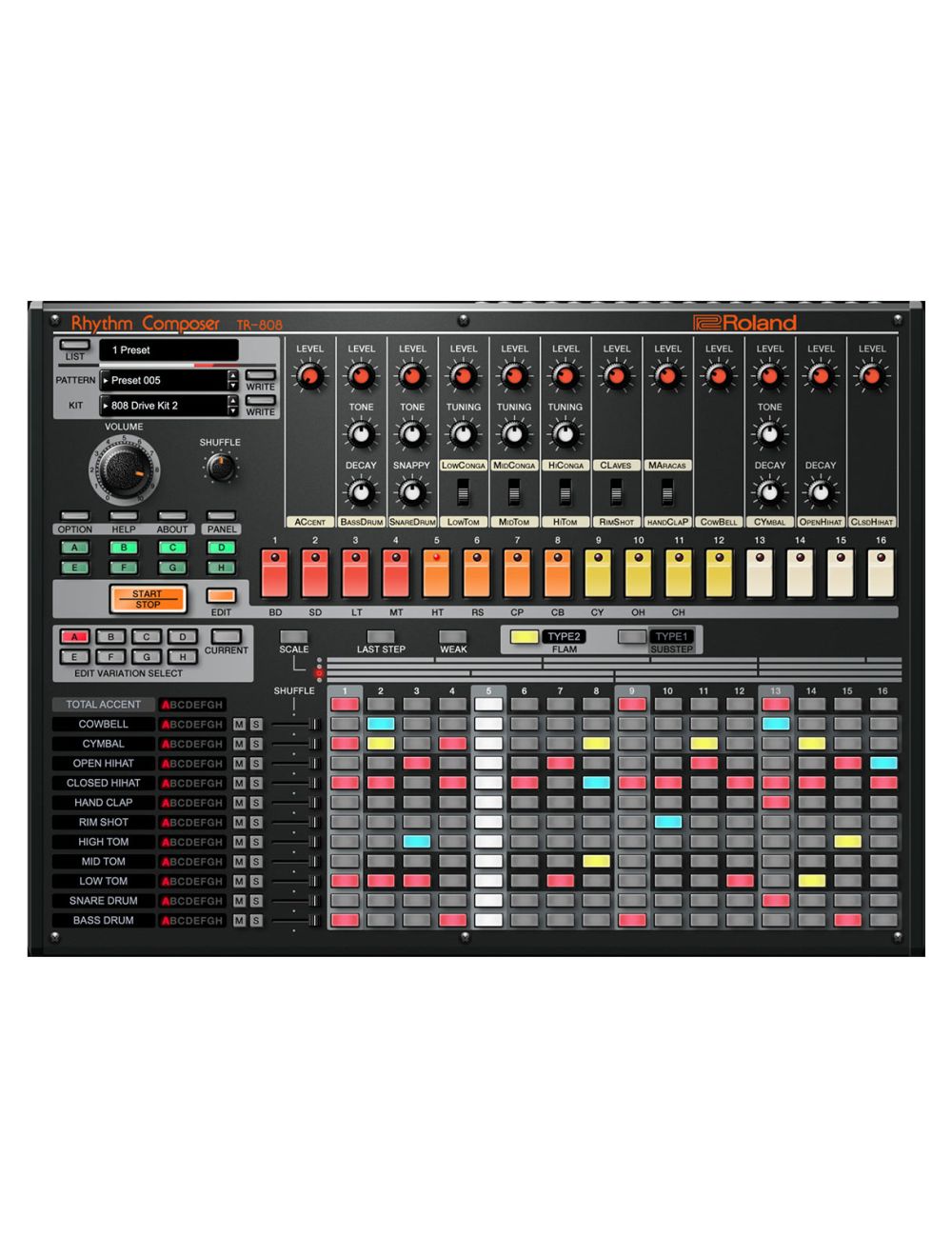 Rclifetimekey TR-808 Key