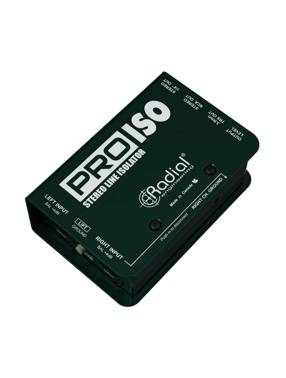 Radial Pro-Iso +4dB to -10dB Converter and Isolator