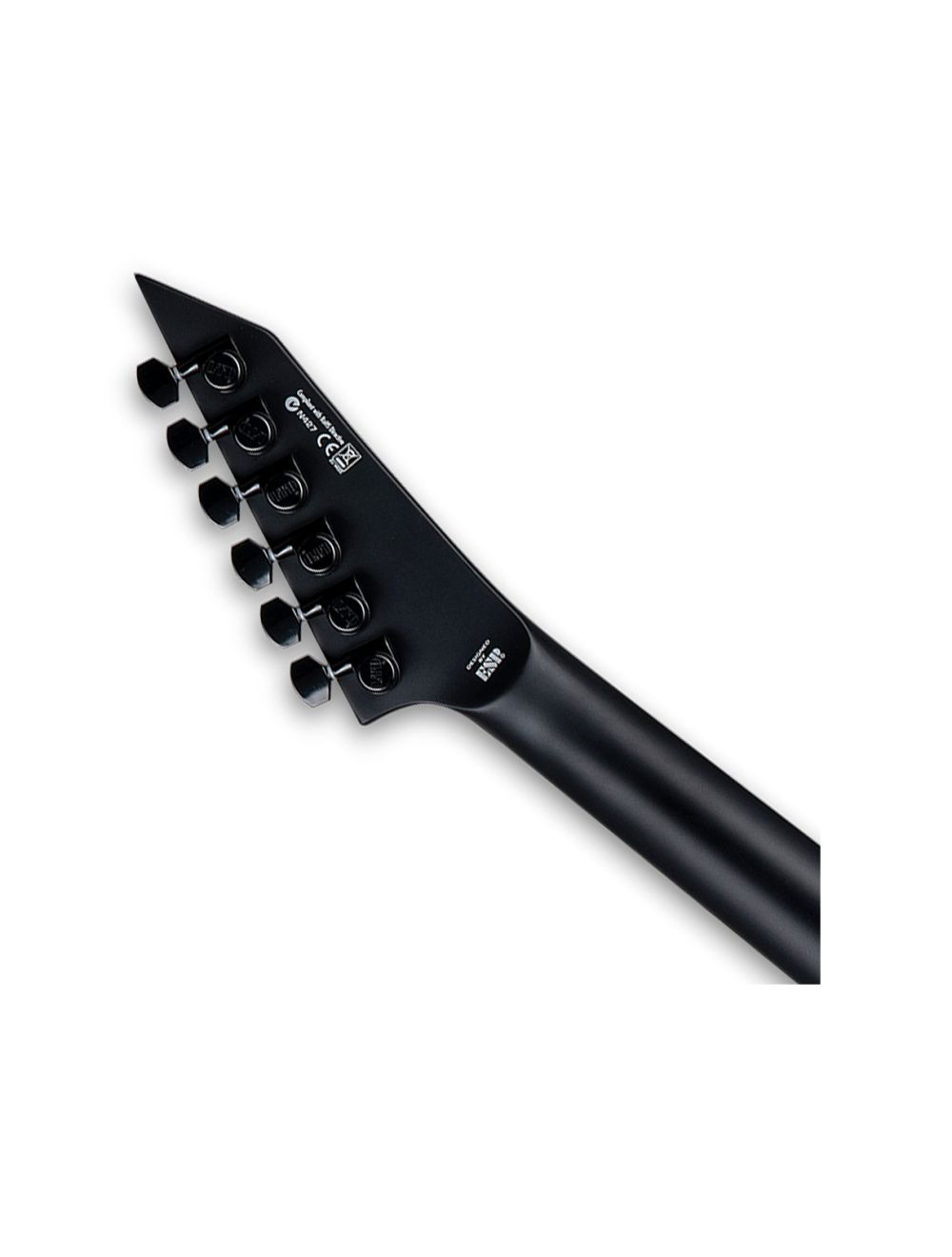 ESP LTD MH-1000 Baritone Electric Guitar - Black Satin