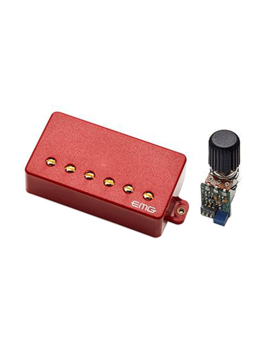 EMG Alexi HOB Active Pickup Set - Red/Gold Screws