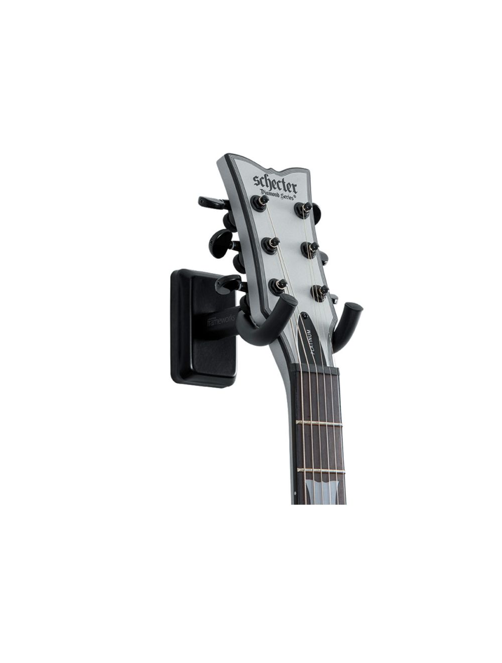 Gator Frameworks GFW-GTR-HNGRBLK Black Wall Mount Guitar Hanger