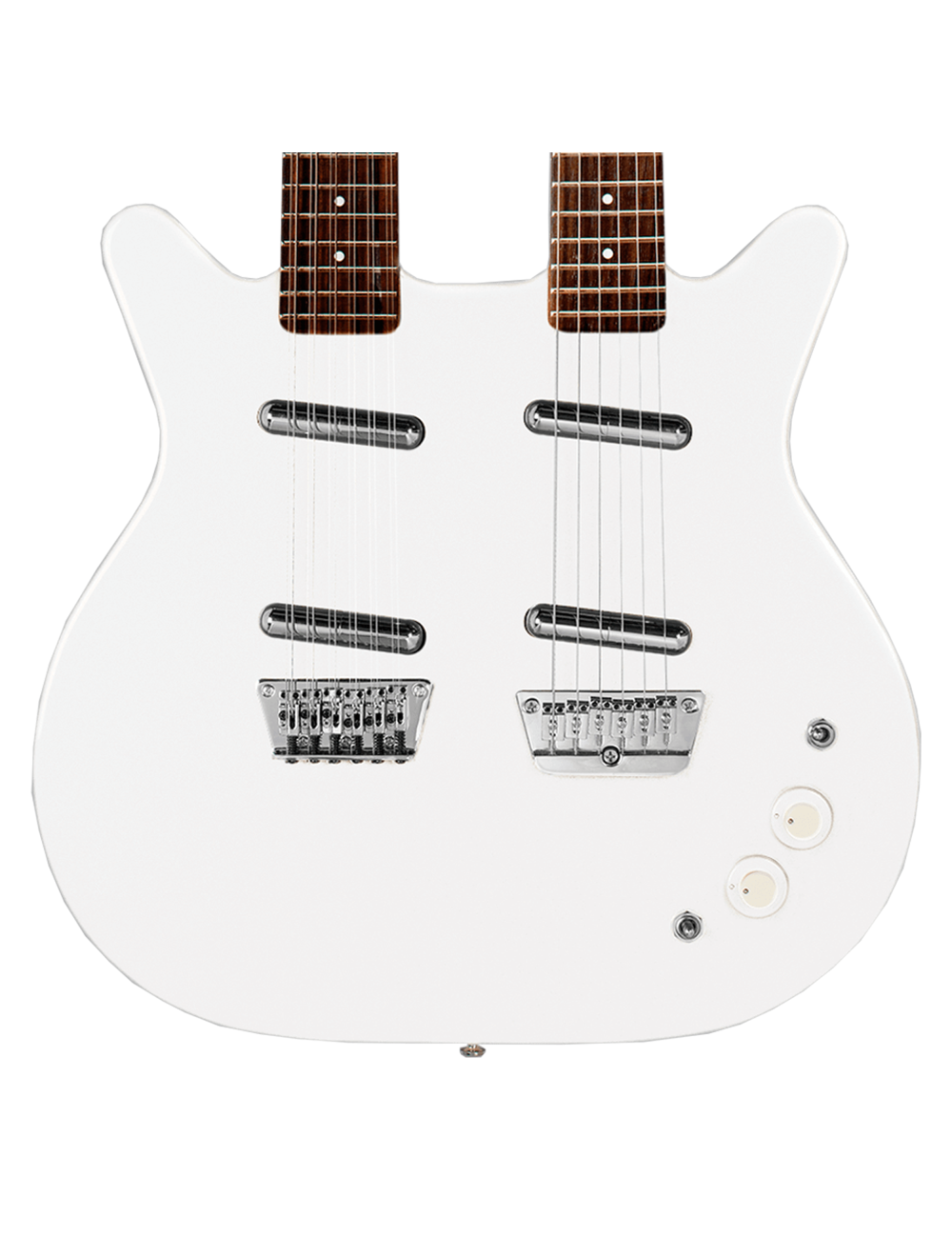 Danelectro Doubleneck 6/12 - White Pearl