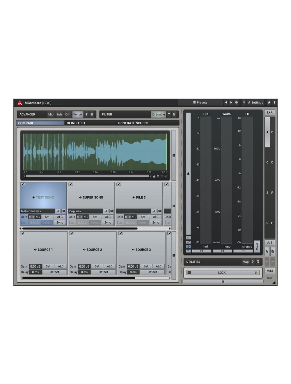 Melda MCompare Reference Tool For Mixing & Mastering