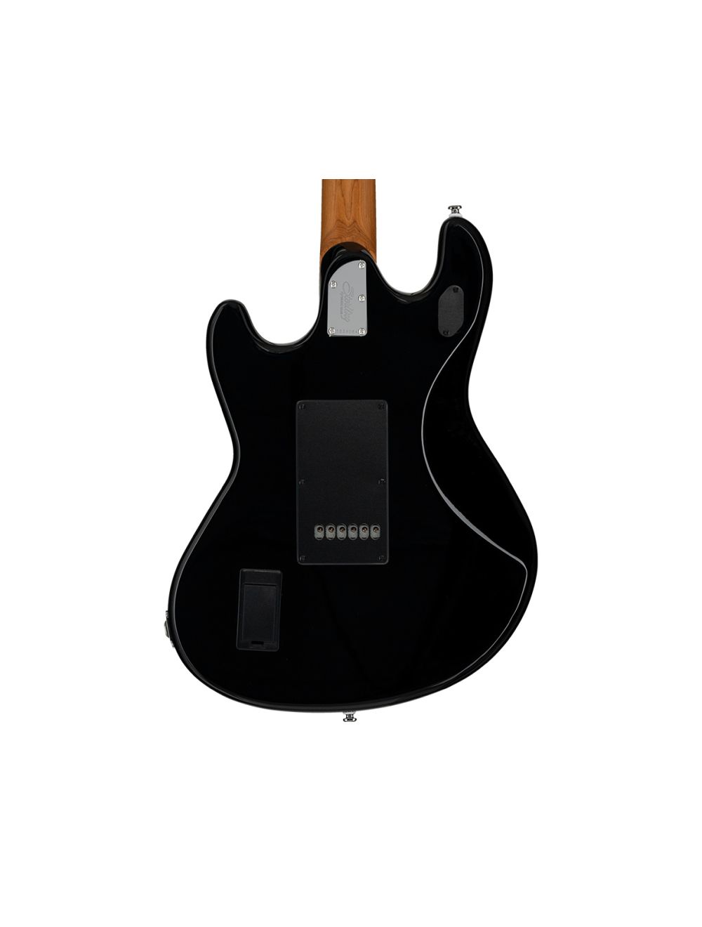 Sterling by Music Man StingRay Plus Electric Guitar - Black w/Roasted Maple FB