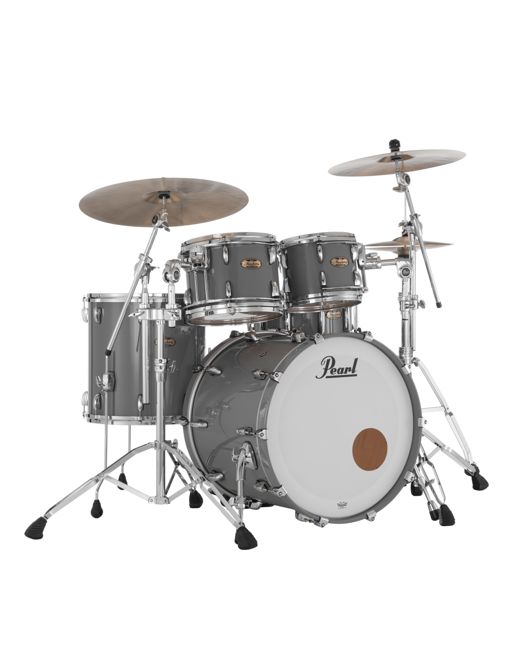 Pearl Masters Maple Pure 4-pc Shell Pack w/ 22" Kick -  Putty Grey