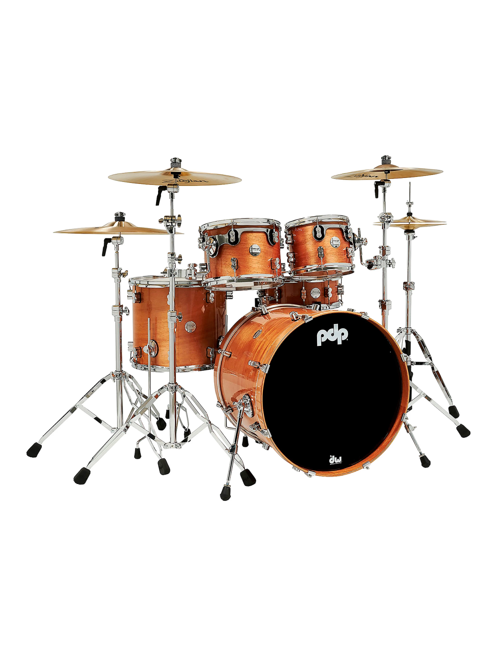 Open Box PDP Concept Exotic Series 5-Piece Maple Shell Pack - Honey Mahogany