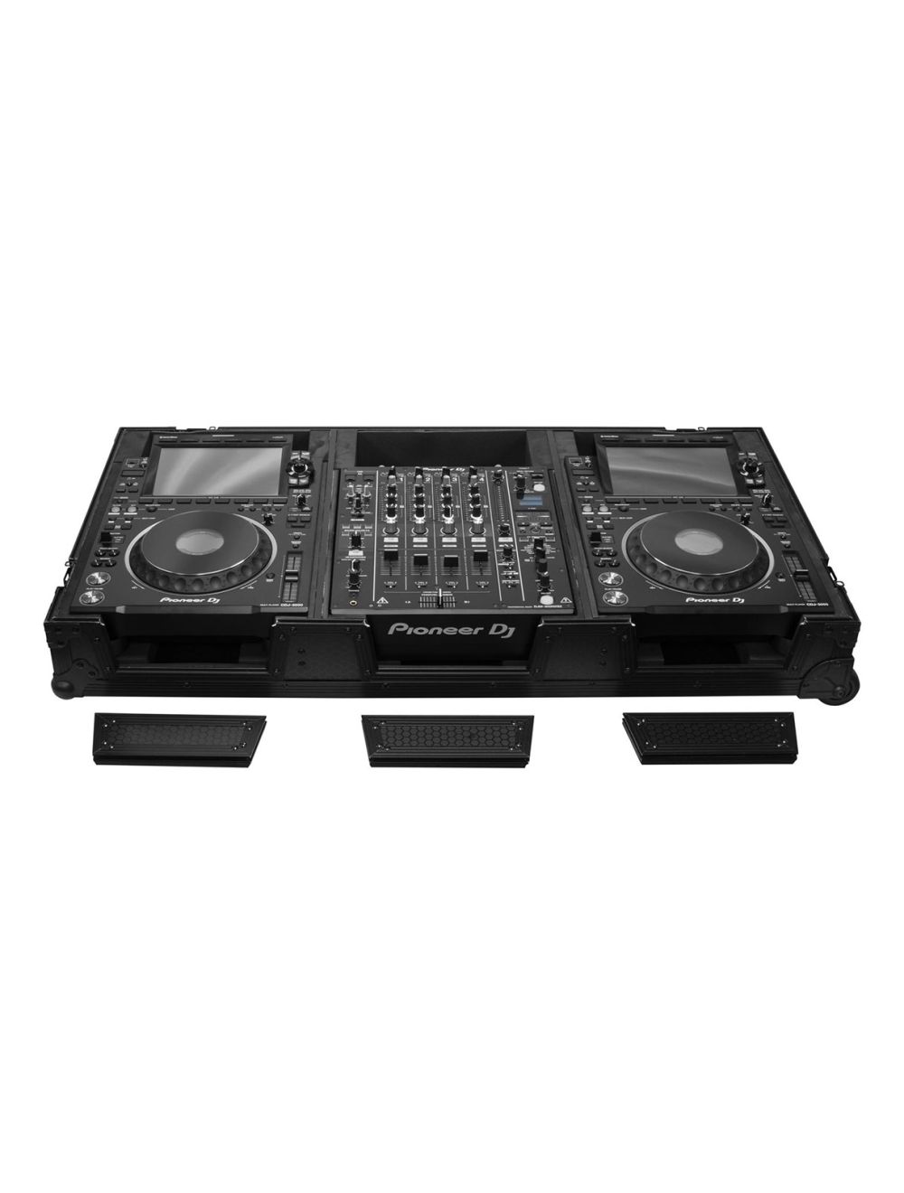 Odyssey 810158 2x Pioneer CDJ-3000 + 12" DJ Mixer Coffin Case (Open Box)