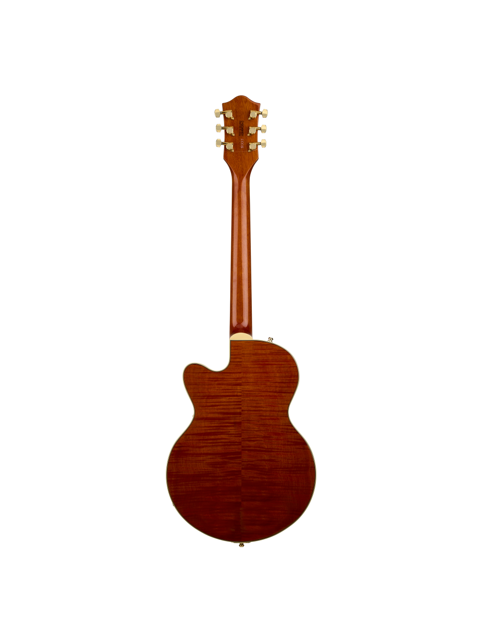 Gretsch Electromatic LTD Flame Okoume Broadkaster Jr. - Roundup Orange