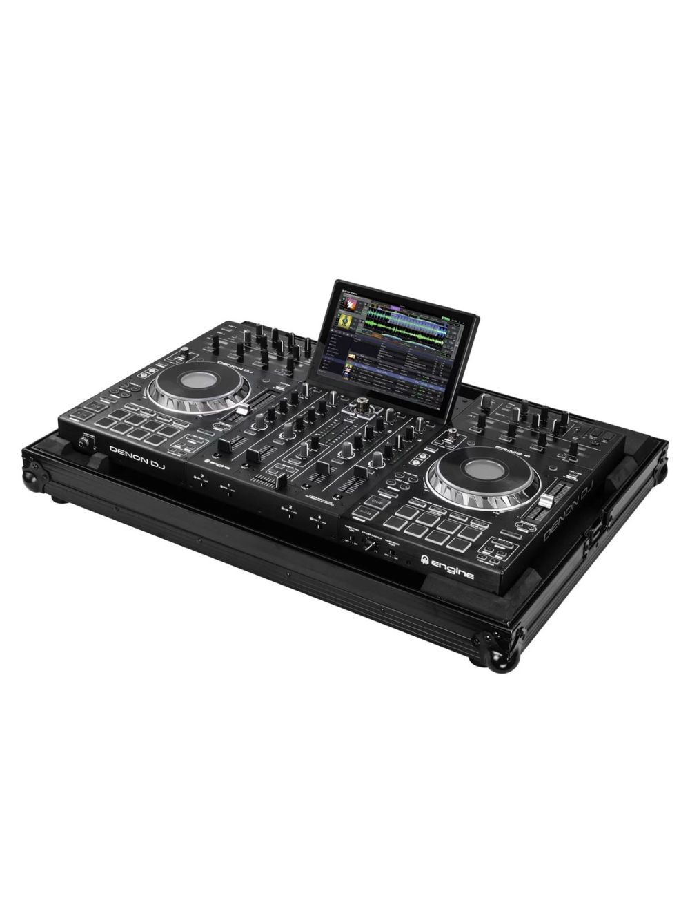 Odyssey FZDNPRIME4BL All Black Denon PRIME 4 Flight Case (Open Box)