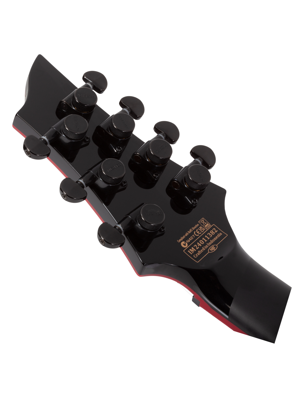 Schecter Sunset-7 ET Red Dawn 7-String Electric Guitar - Gloss Black - Open Box