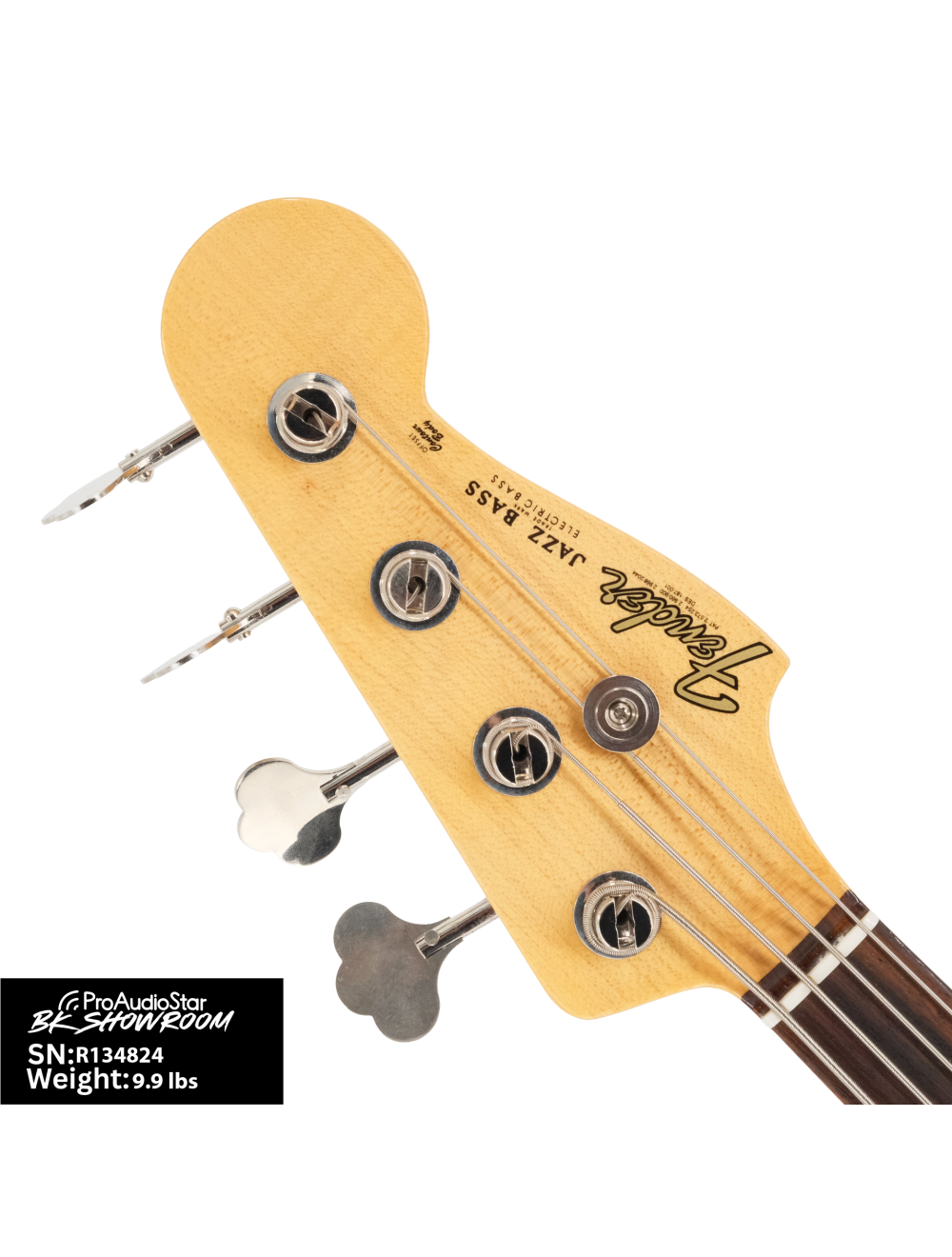 Used Fender Custom Shop Jazz Bass NOS - 3-Tone Sunburst w/OHSC