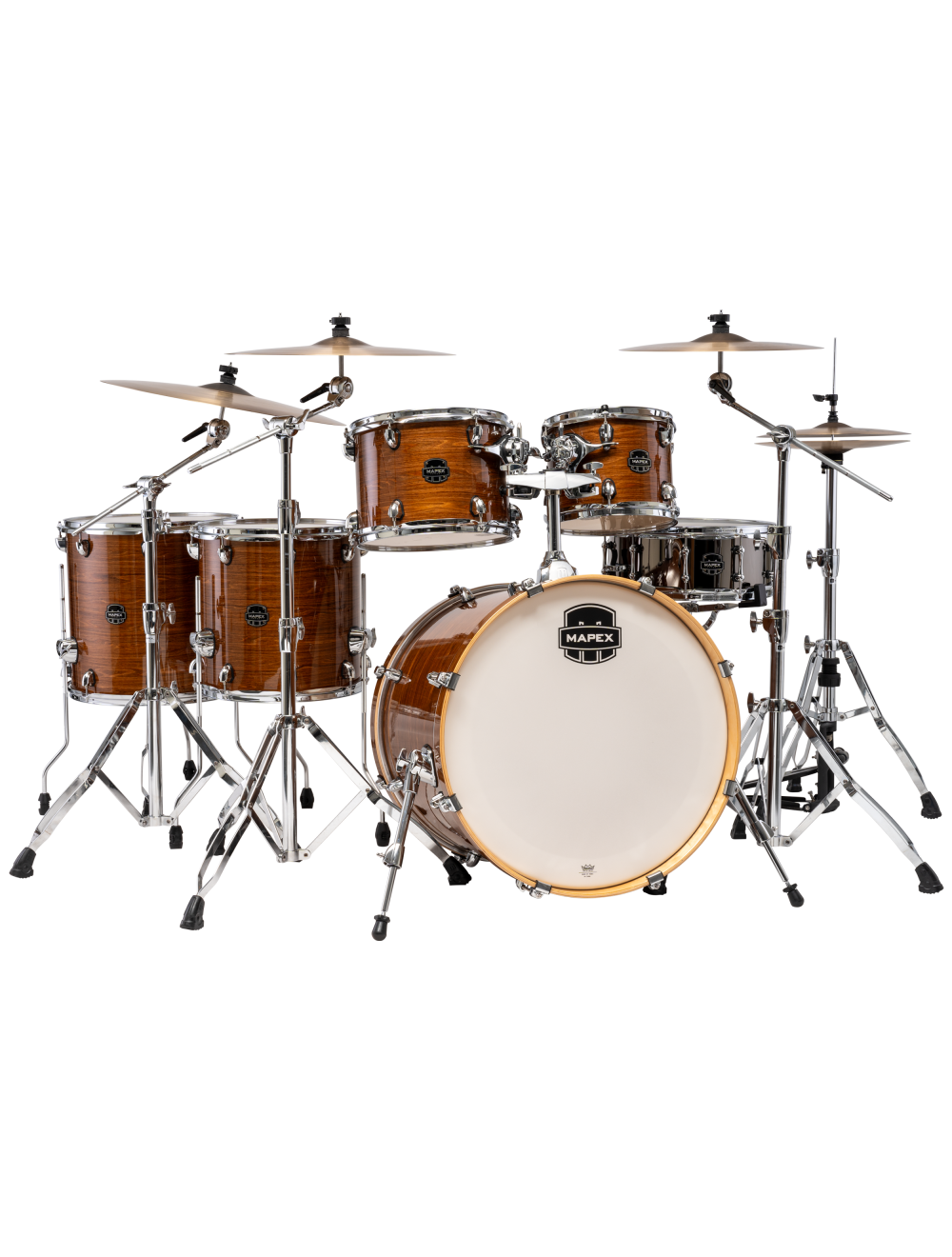 Mapex Armory Studioease 6-Pc Shell Pack w/22" Kick - Roasted Chestnut - Open Box