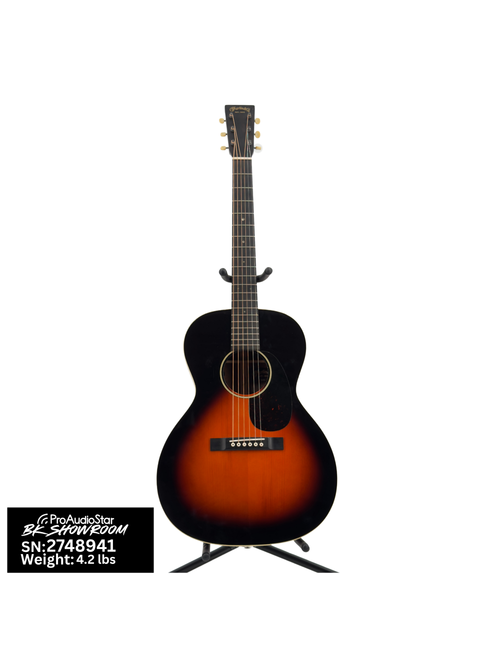 Used Martin CEO-7 Acoustic Electric Guitar - Sunburst w/OHSC