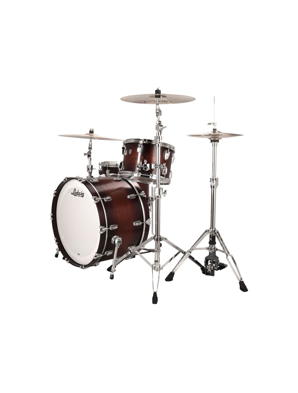 Ludwig Classic Oak Pro Beat 3-pc Shell Pack w/24"  Kick - Brown Burst