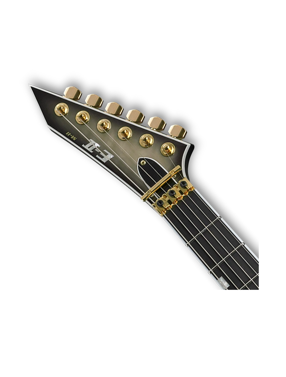 ESP E-II M-II QM Electric Guitar - Black Natural Burst - B-Stock