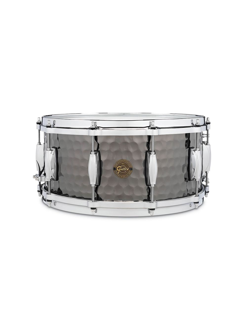 Gretsch Drums 6.5x14" Hammered Black Steel Snare Drum - Open Box