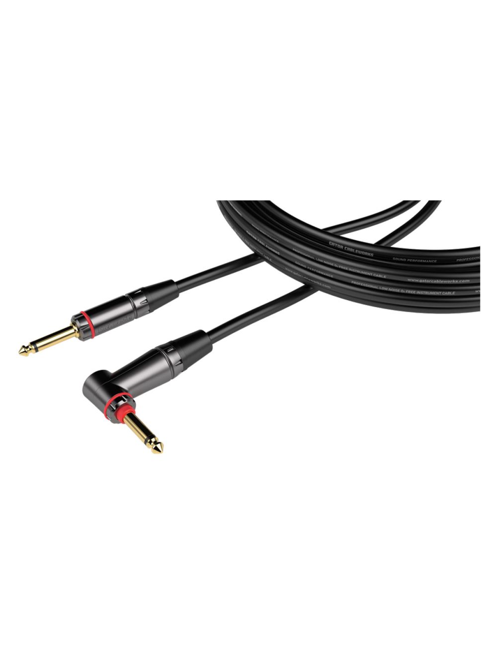 Gator Cableworks Headliner 20' Straight to RA Instrument Cable - Open Box