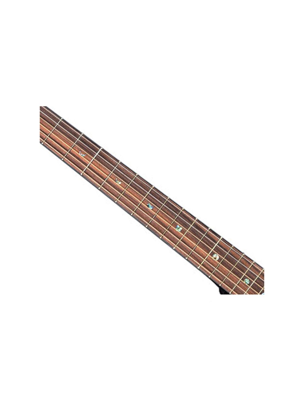 Luna Fauna Dragon Acoustic/Electric Guitar - Black