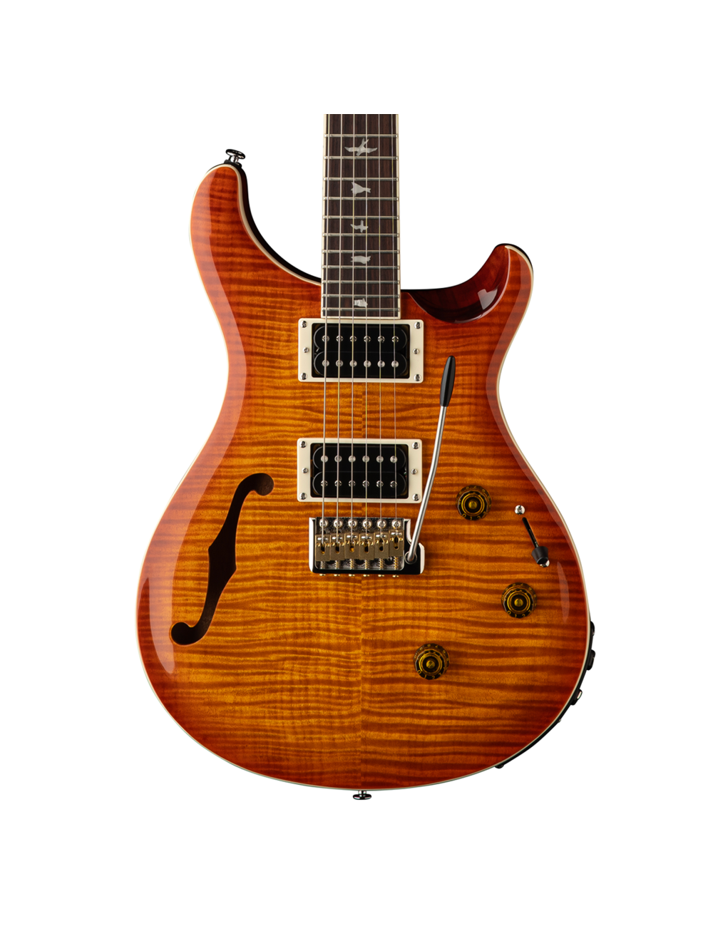 PRS SE Custom 24 Semi-Hollow Piezo Electric Guitar - Vintage Sunburst - Open Box
