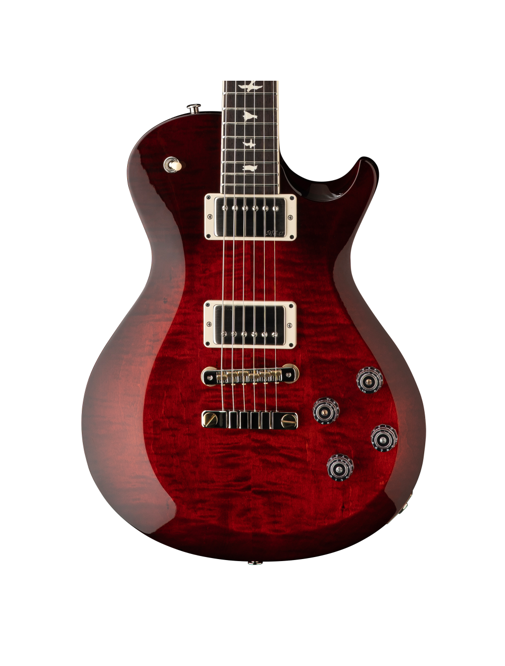PRS S2 Singlecut 594 Electric Guitar w/Quilt Top - Fire Red Burst - Open Box
