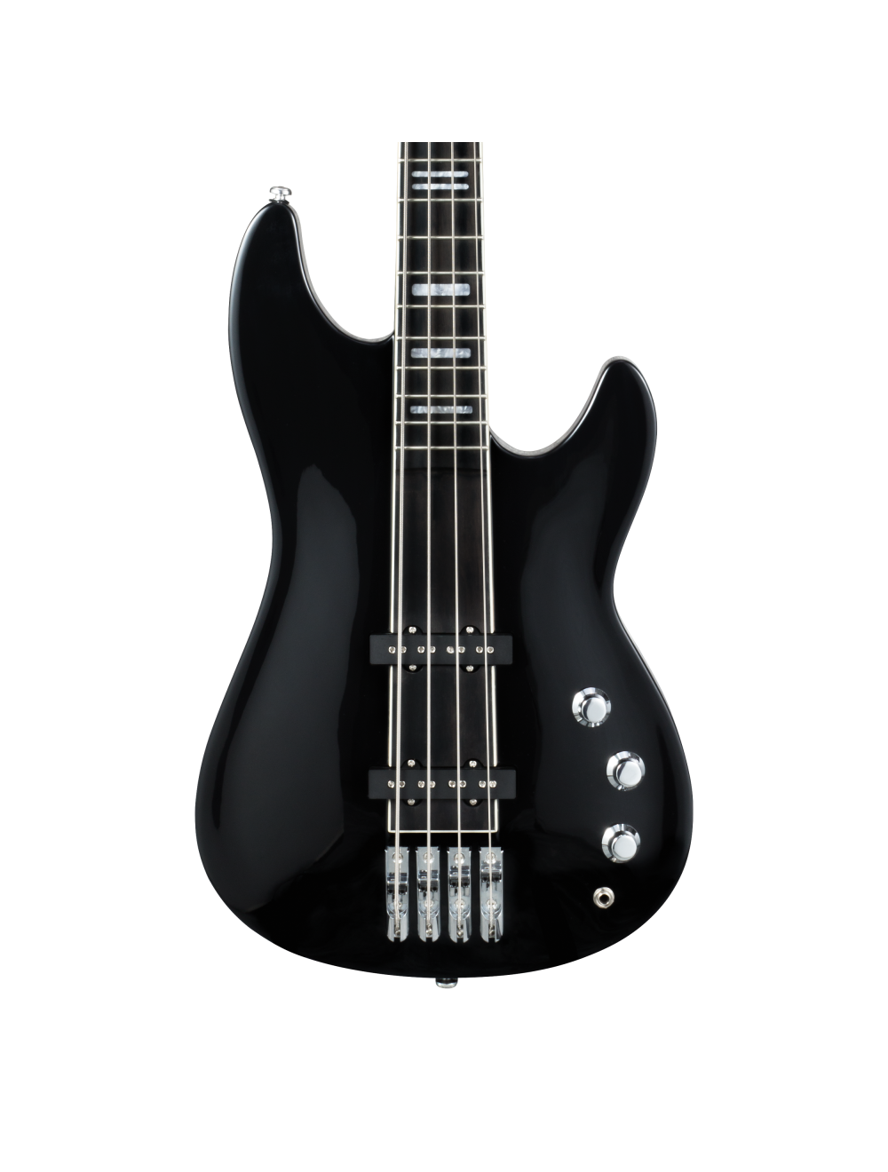 Hagstrom Super Swede Electric Bass Guitar - Black Gloss