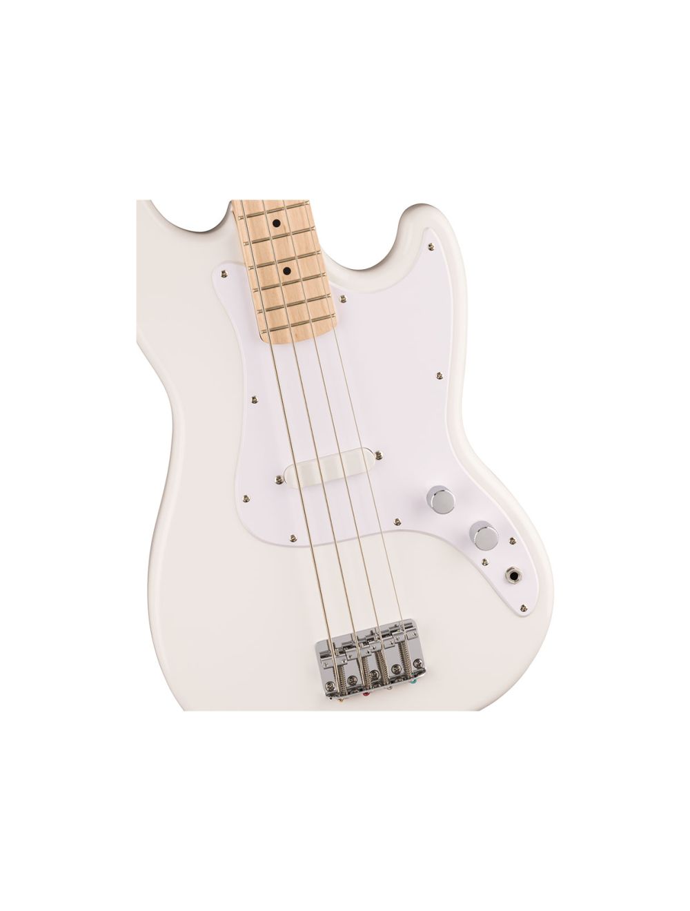 Squier Sonic Bronco Bass - Arctic White w/ Maple Fingerboard