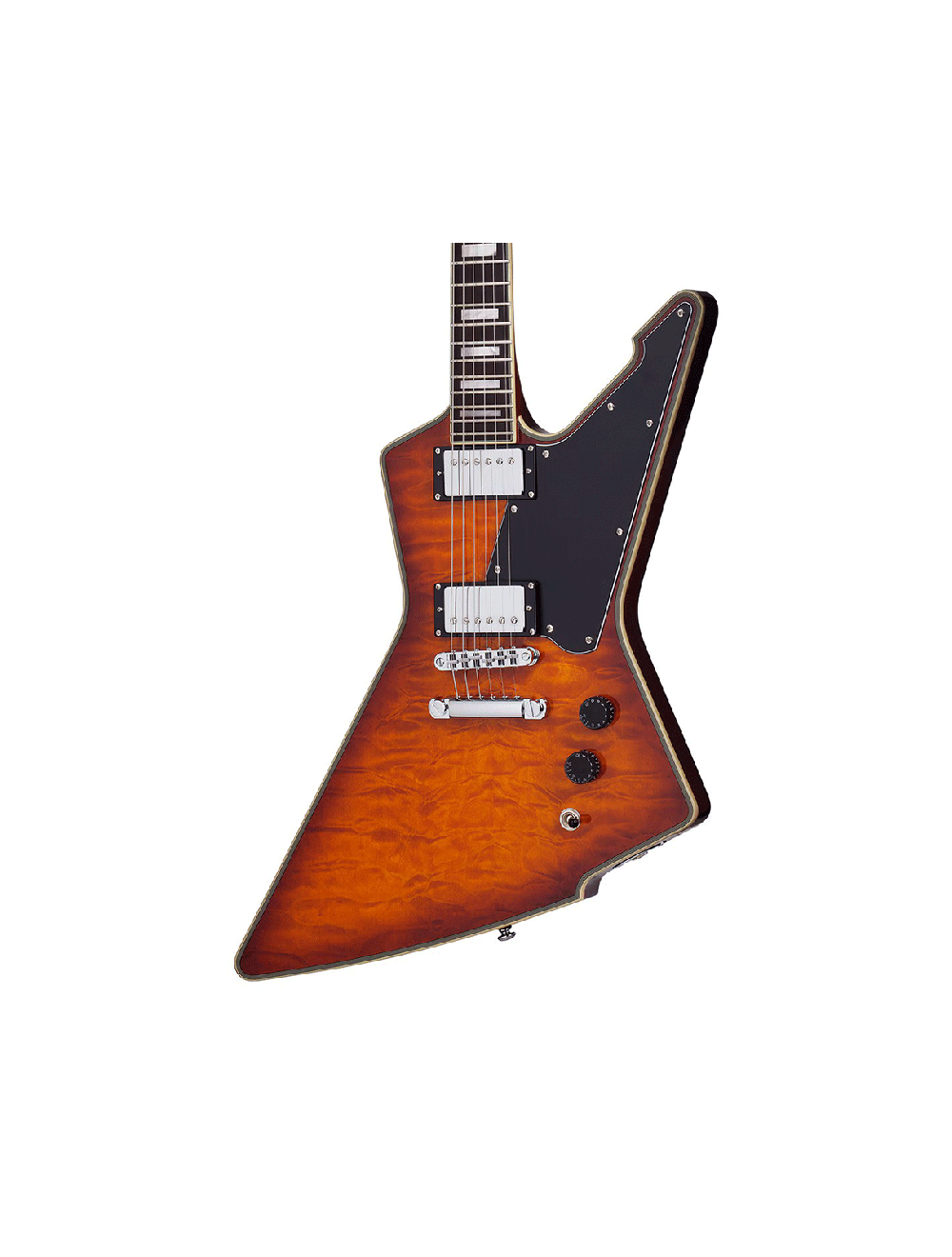 Schecter E-1 Custom Electric Guitar - Vintage Sunburst