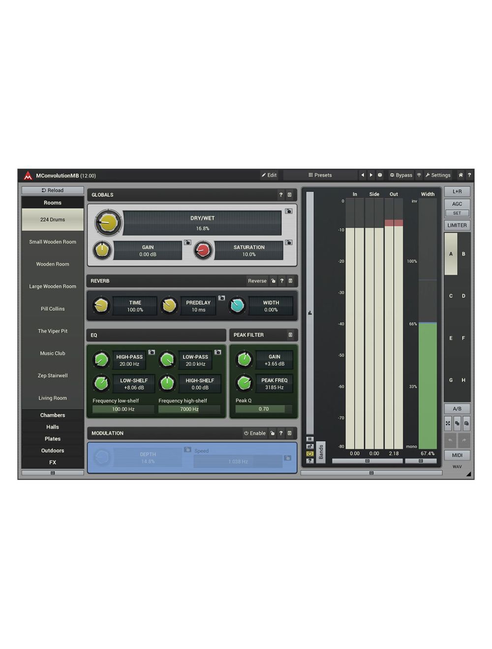 Melda MConvolutionMB Extremely Realistic Reverbs