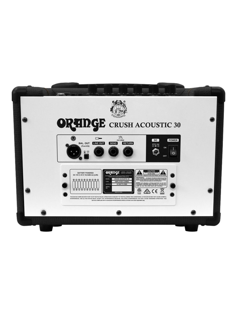 Orange Amplifiers Crush Acoustic 30 Combo Amp - Black