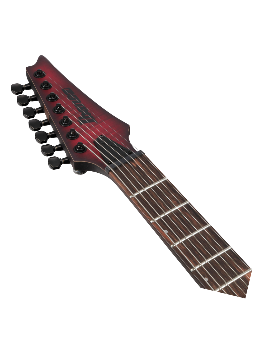 Used Ibanez RGD721FA RGD 7-String Electric Guitar - Stained Wine Red Bust Flat