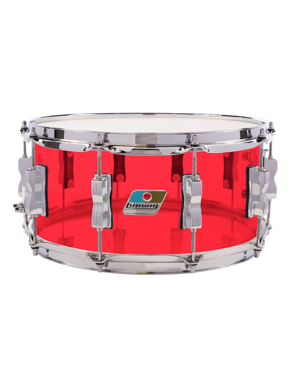 Ludwig Vistalite 6.5"x14" Snare Drum - Pink