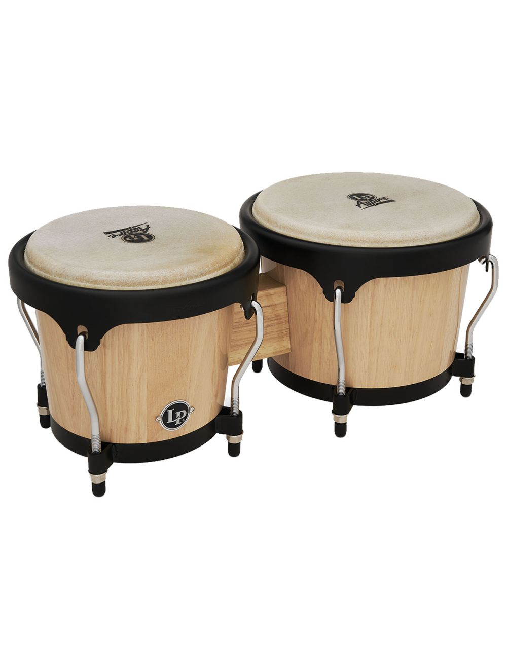 Latin Percussion Aspire Series 6.75" and 8" Bongo Set - Natural Gloss