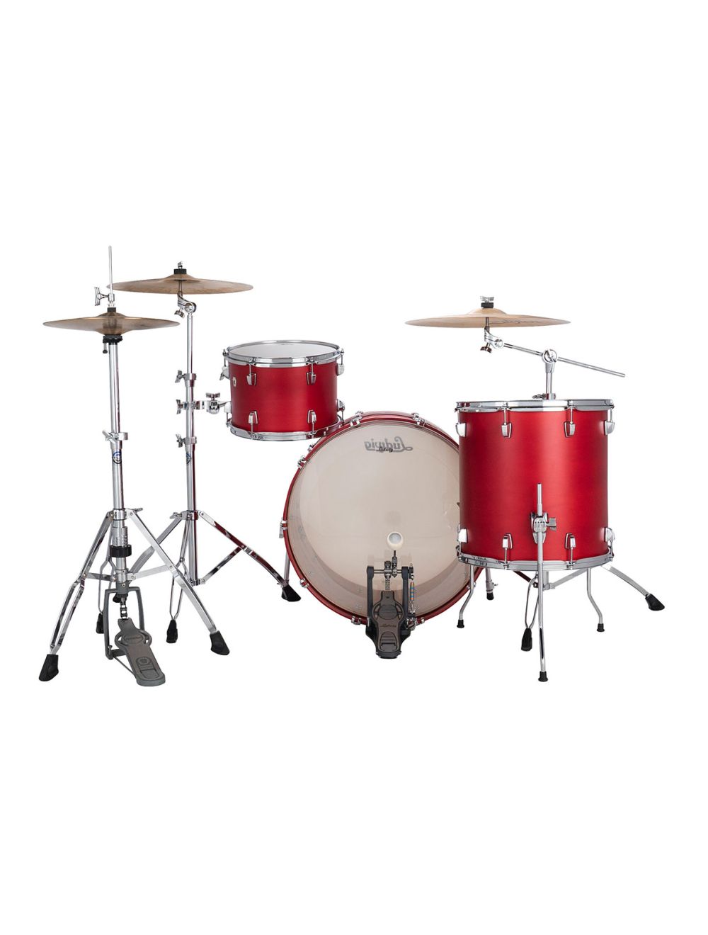 Ludwig Neusonic Pro Beat 3-pc Shell Pack w/ 24" Kick - Diablo Red Stain