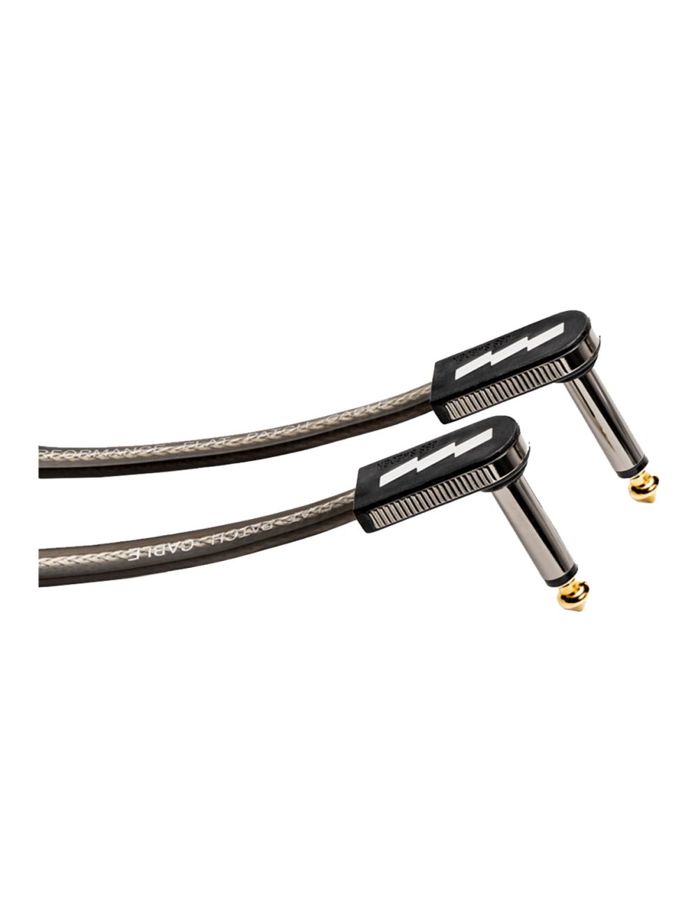 EBS High Perfomance Flat Patch Cable 10cm Black/Gold