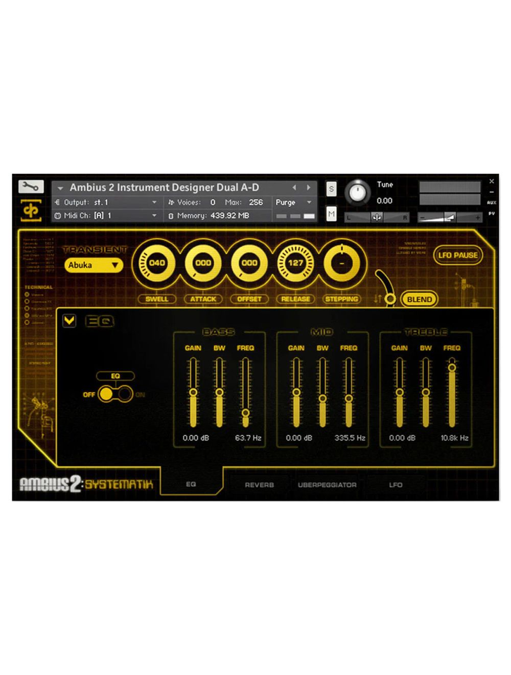 Soundiron Ambius 2: Systematik
