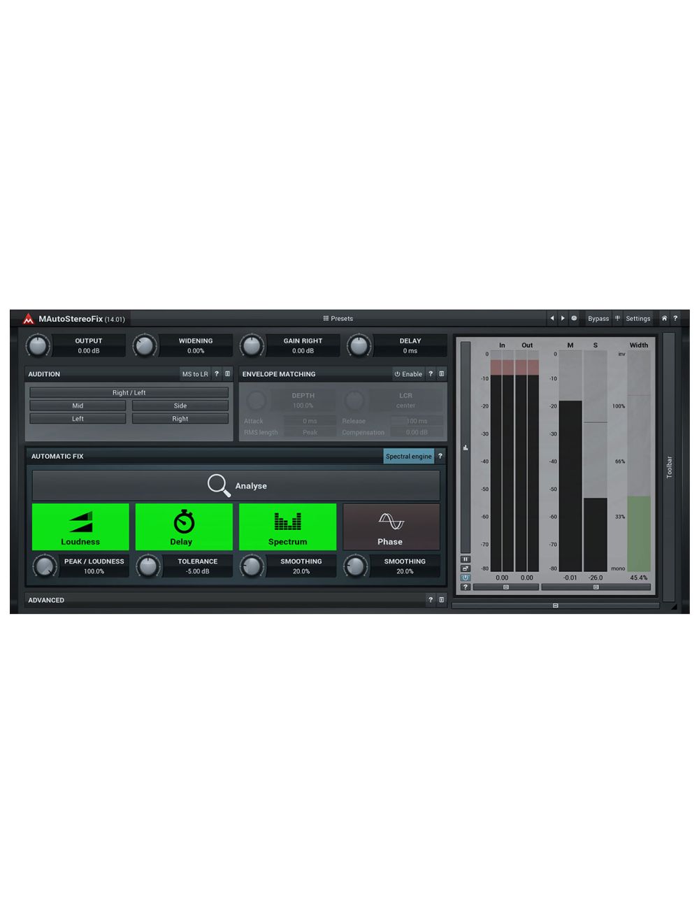 Melda MAutoStereoFix