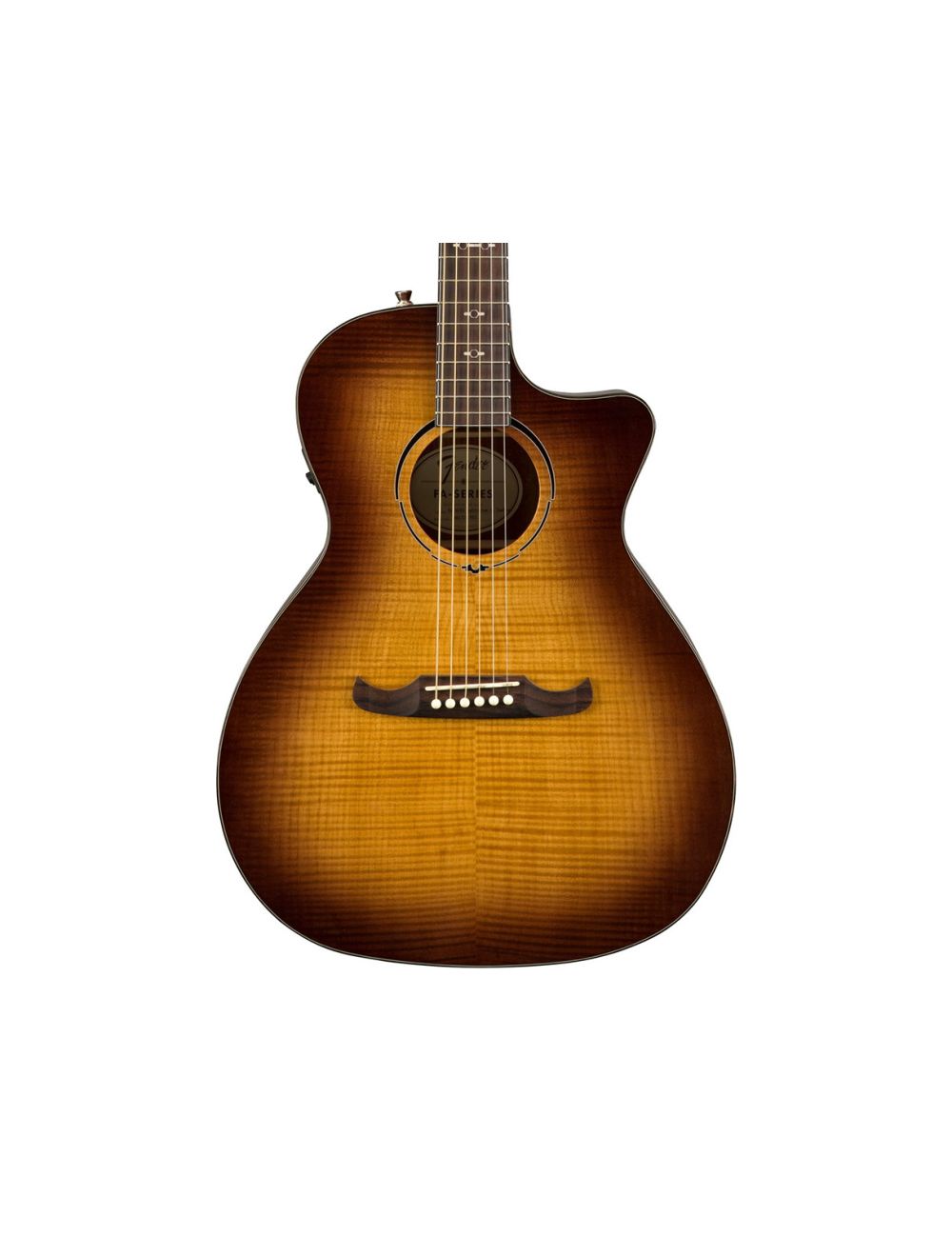 Used Fender FA-345CE Auditorium - 3-Tone Tea Burst w/ Laurel Fingerboard