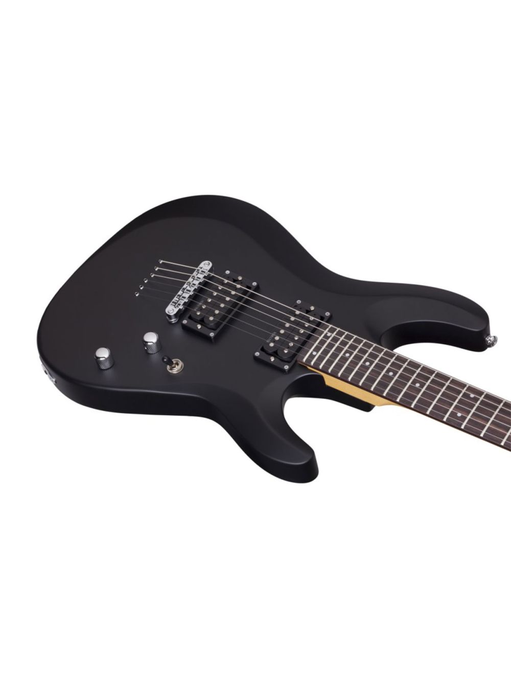 Schecter C-6 Deluxe Electric Guitar - Satin Black