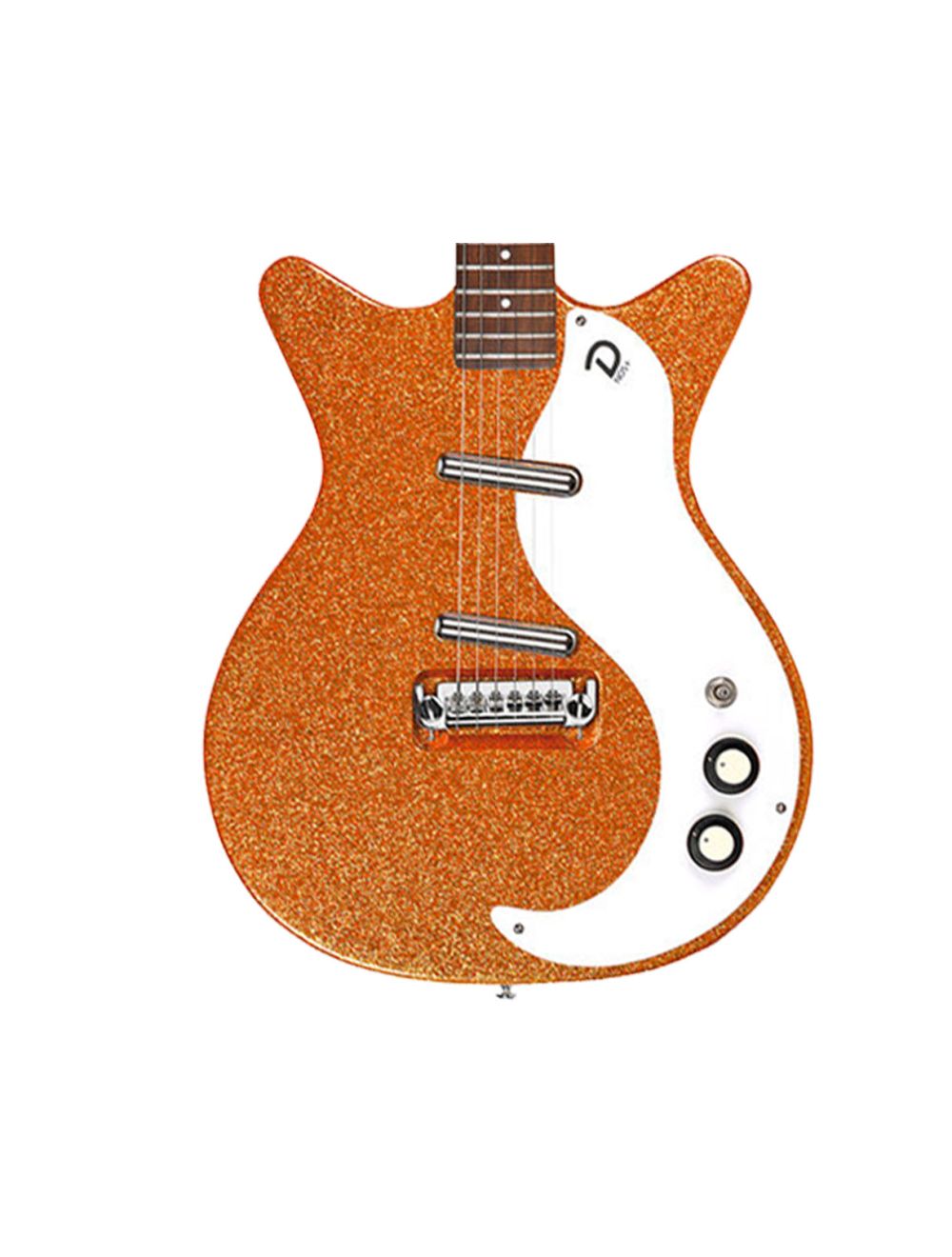 Danelectro '59 MOD NOS Electric Guitar - Orange Metal Flake
