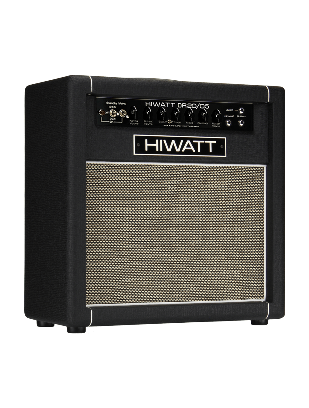 Hiwatt Custom Shop DR20/0.5 "Little Rig" Handwired 1x12 Combo Amplifier - Black