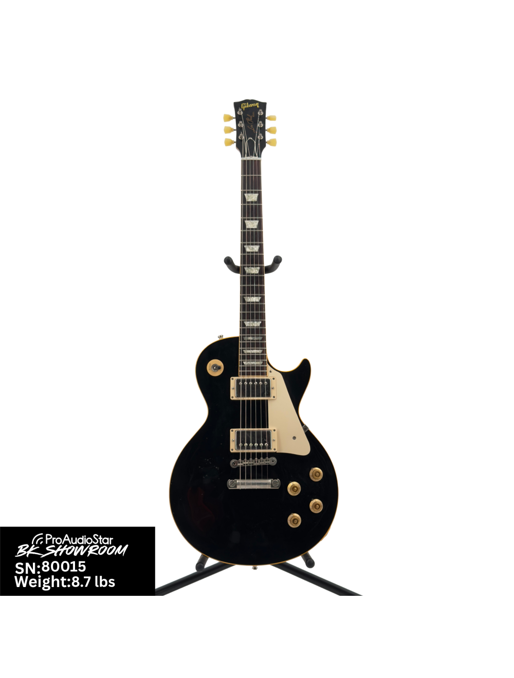 Used Gibson 2000 Custom Shop '58 Les Paul Reissue R8 - Blacktop w/OHSC